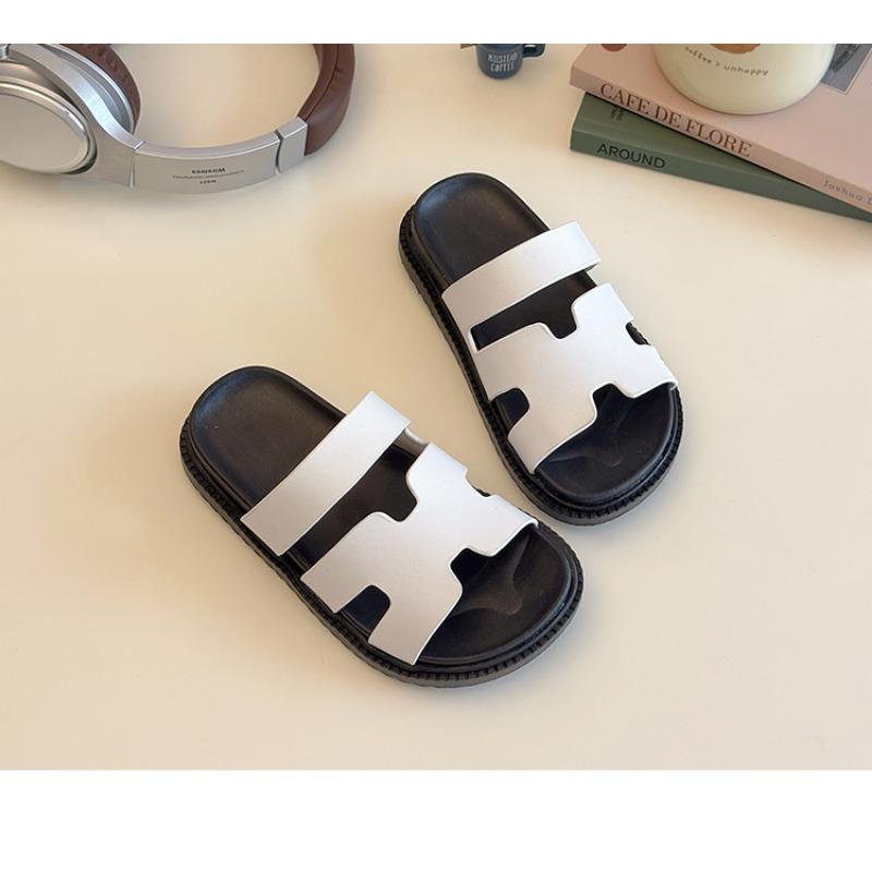 Kids Soft Sole Hollow Out Casual Beach Slide Sandals For Boys And Girls