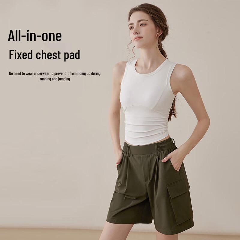 

Женский спортивный жилет Youyou без рукавов с наполнителем M