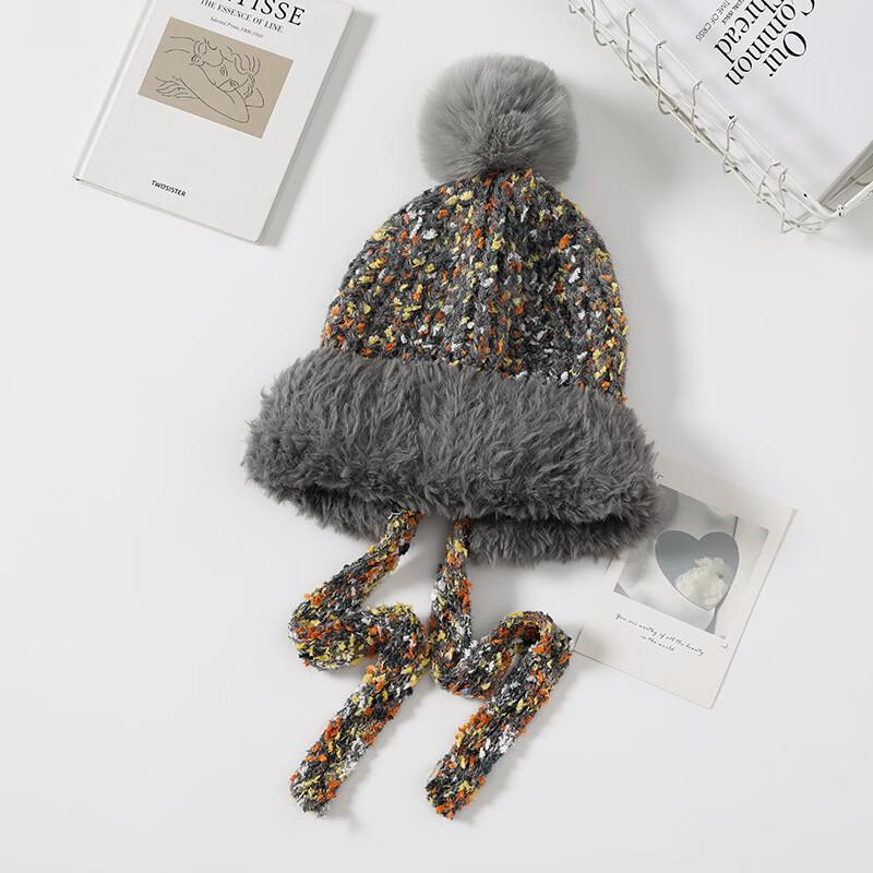

Winter Warm Plush Brim Knitted Fisherman Hat
