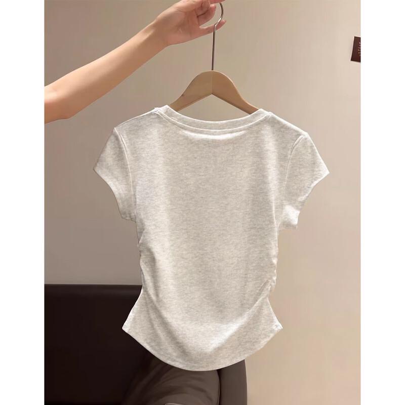 TonLion Women s Bowknot Short Sleeve T-Shirt S