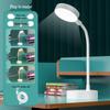Rechargeable LED Desk Lamp - Eye Protection for Study, Dorm, Bedroom, and Bedside Reading.
