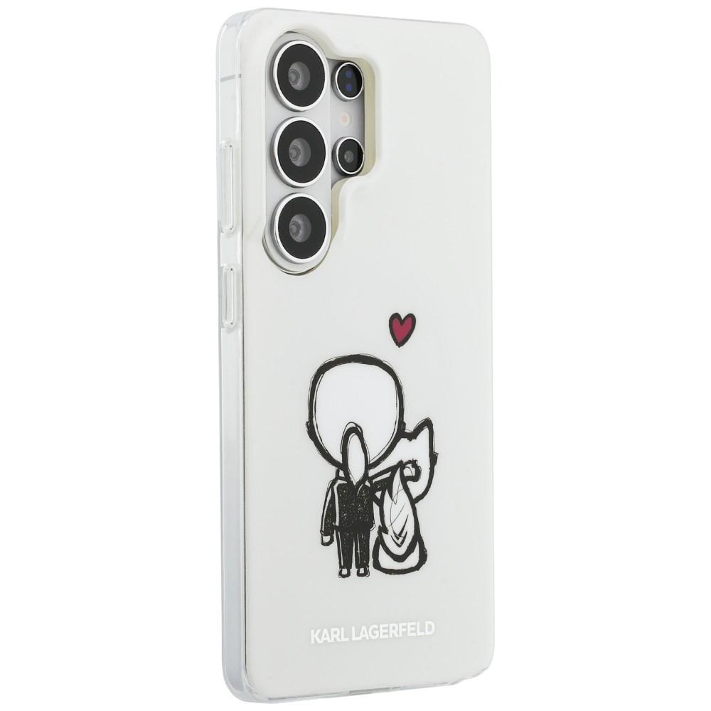Karl Lagerfeld IML Karl&Choupette MagSafe Case for Samsung Galaxy S26 Ultra Transparent
