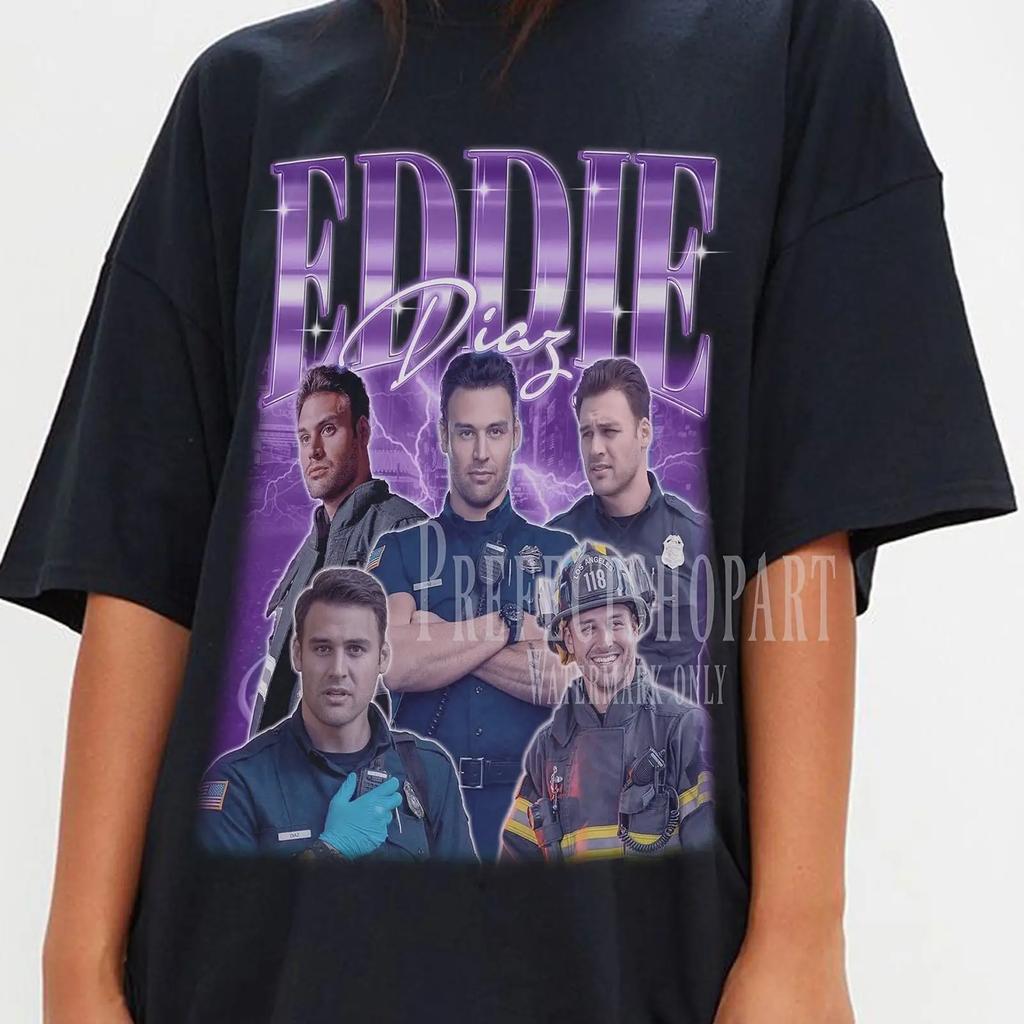 Eddie Diaz Vintage T Shirt Homage Fan Retro 90s Sweater Merch Vintage Breathable Fashion Comfortable Stylish Casual
