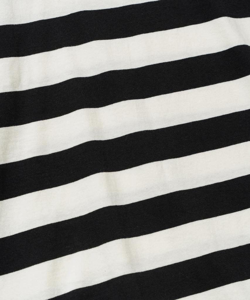 VASTIC Oversized Striped Long Sleeve_Black / White