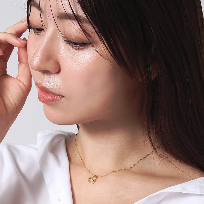 Geburtsstein Juli, natürlicher Rubin, Naturstein, hergestellt in Japan, Halskette mit offenem Herz, 925er Silber, Geburtstagsgeschenk für die Frau, den Tag der Freundin, Produktname: Königin der Herzen