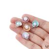 12x15cm Pearl Small Pendant Ocean Shell Charms Set of 10pcs Natural Shell Beach Theme Jewelry Craft Supplies for DIY Accessories Making