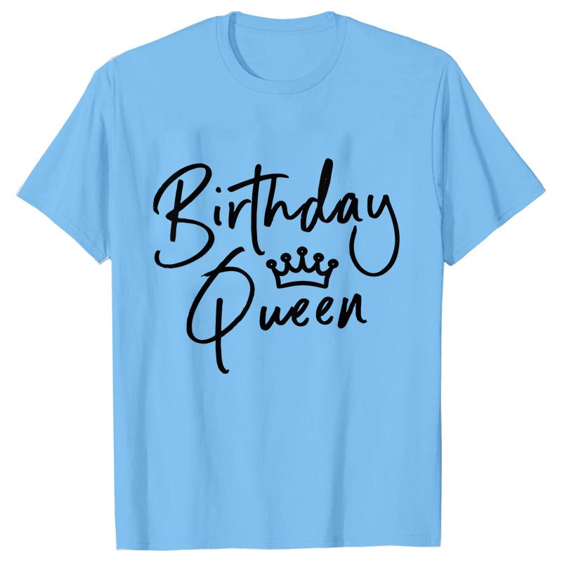 Damenkleidung Kurzarm Print T-Shirts Geburtstagsteam Grafik Reise Damen Oberteile T-Shirt Tee T-Shirt Beste Freunde T-Shirts