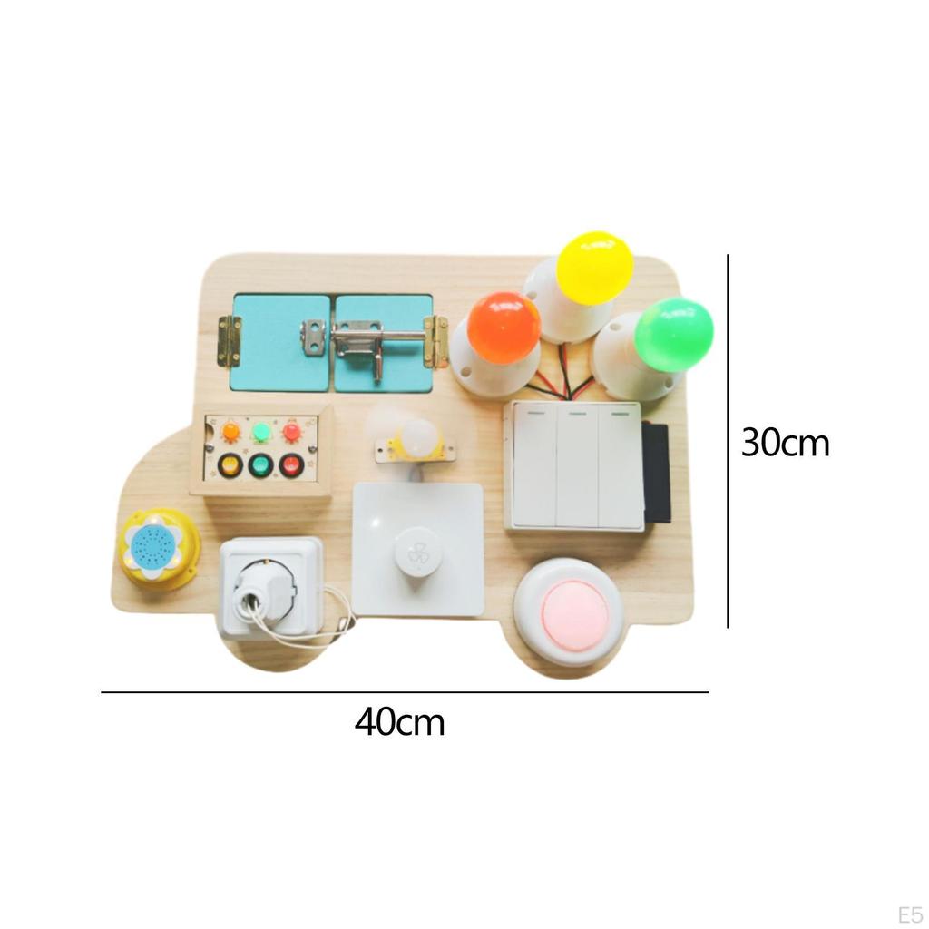 Busy Board Accessories,Activity Sensory Parts, Early Education Toys for Children Preschool