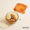 Ting Le Borosilicate Glass Microwavable Lunch Box & Food Container