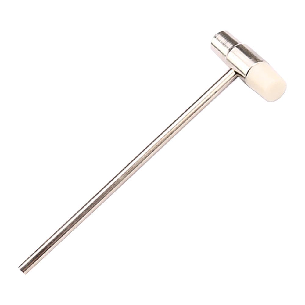 Молоток Металлический Мягкий и Жесткий Двухцелевой Молоток с Резиновым Наконечником Часовой Ремонтный Инструмент для Ремонта Часов