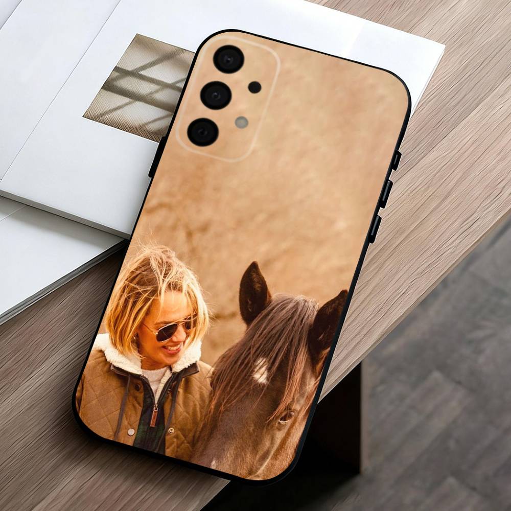 Actress A-Arielle K-Kebbel phone Case For Samsung Galaxy A73,A72,A71,A70,A53,A52,A51,Others Soft Black Shell