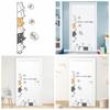 Self Adhesive Cat Wall Stickers Cute Door Sticker Vinyl Sticker Nursery Stickers  Baby Room
