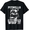 Funny Pitbull Dog Lover Bully Breed Pitbull Mom Dad Funny Gift Unisex T-Shirt