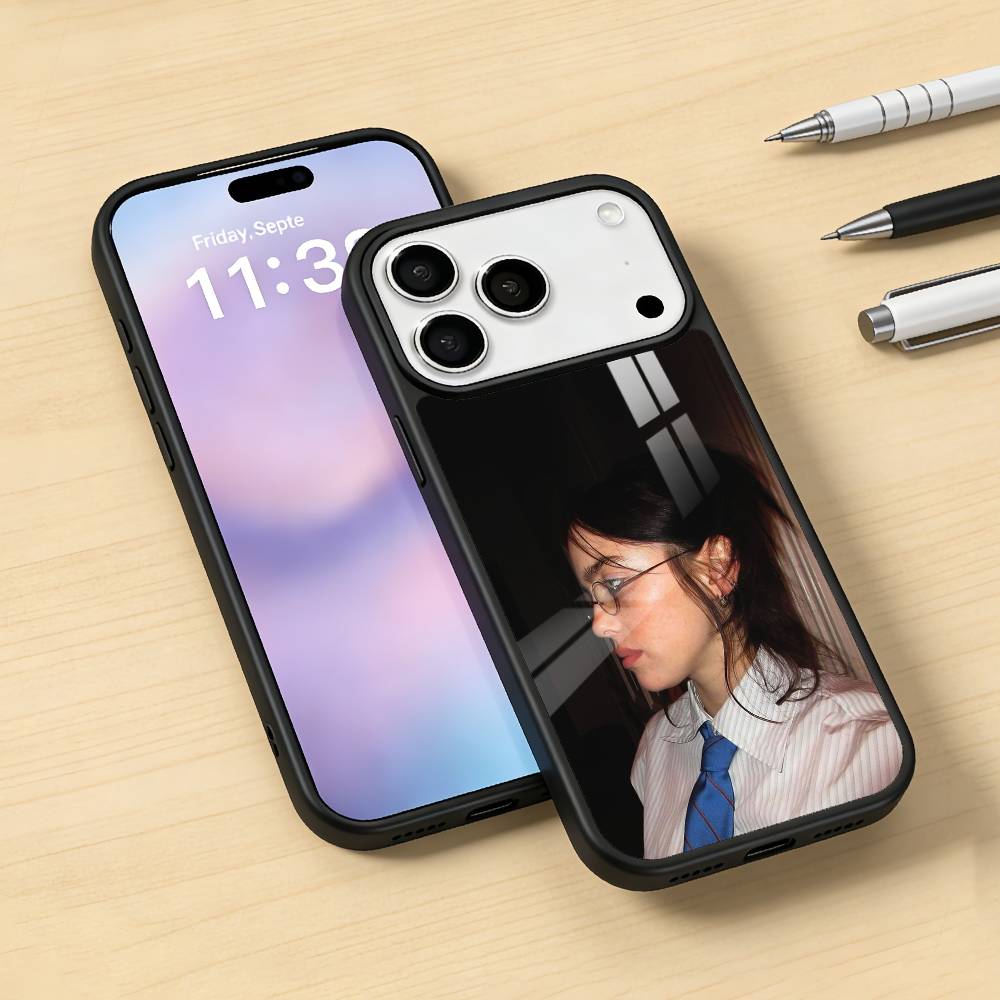 Lovely B-Billie Eilish Singer Phone Case Magnetic For iPhone17 16 15 14 13 12 Pro Max For Magsafe Wireless Charging Cover