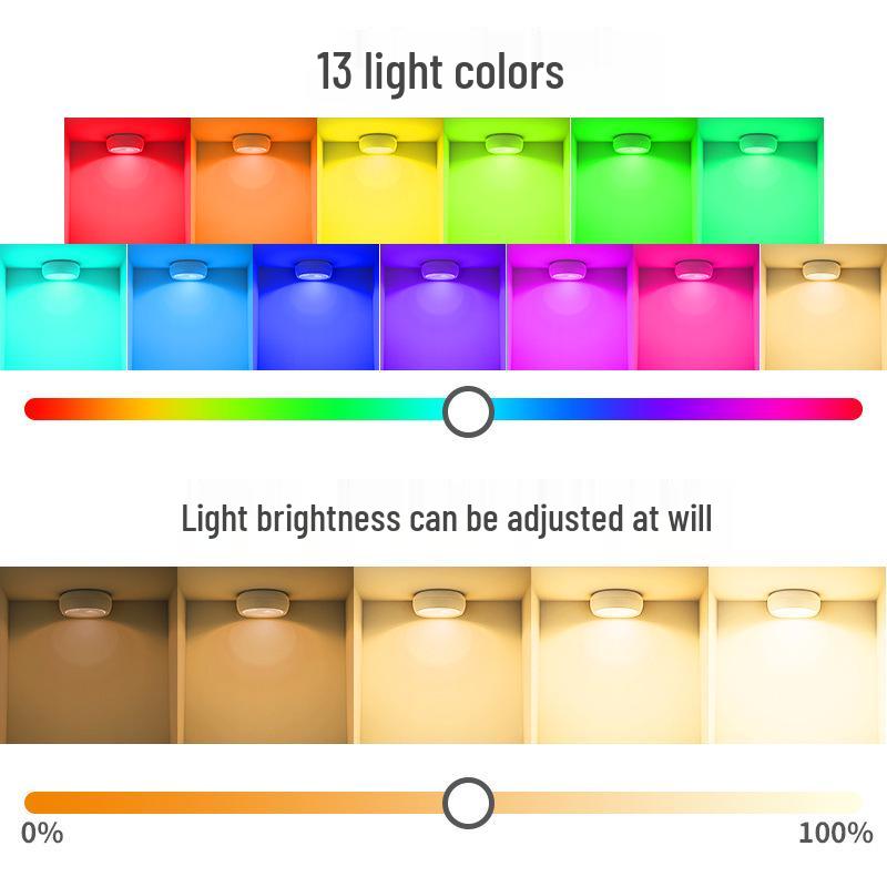 Magnetic RGB LED Touch-Dimmable Cabinet and Showroom Night Light