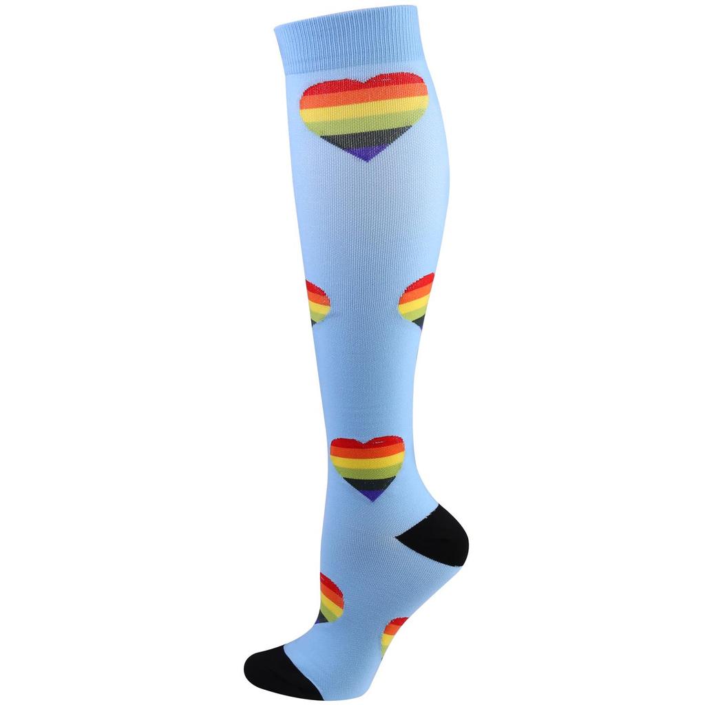 58Styles Men Women Compression Socks Fit Outdoor Sports Compression Socks For Anti Fatigue Pain Relief Knee Varicose Veins Socks