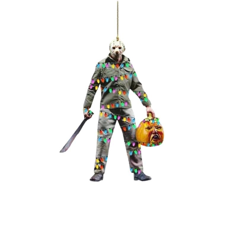 

Car Characters Horror Hanging Pendant Halloween Christmas Tree Ornaments Decor Style C