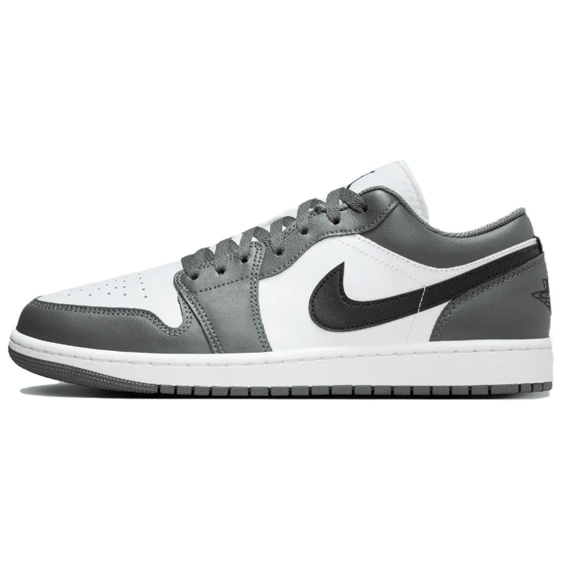 Air Jordan 1 Low  White Iron Grey  Men s 553558-152 EU 47.5