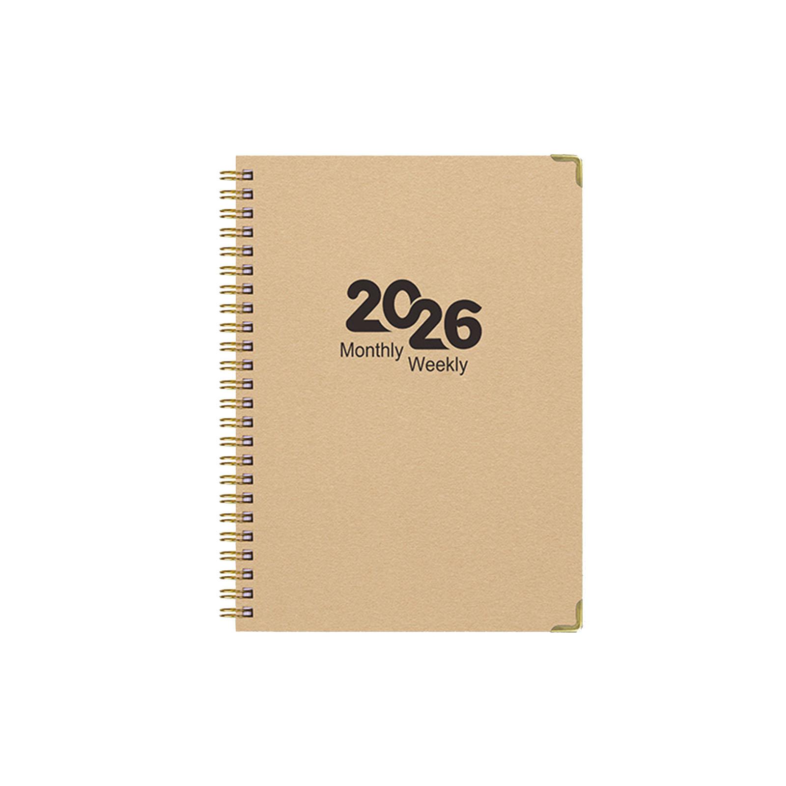 

Блокнот на спирали формата A5 План Работа Упражнение Регистрация Записи Английский Книга для планирования расписания One Size