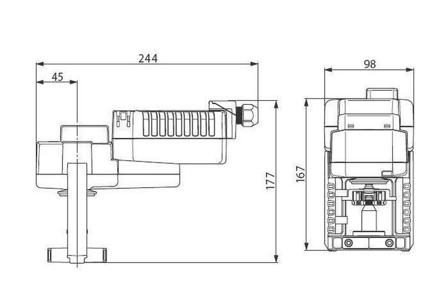Belimo SVK24A-MP-TPC 24V Electric Control Valve Actuator