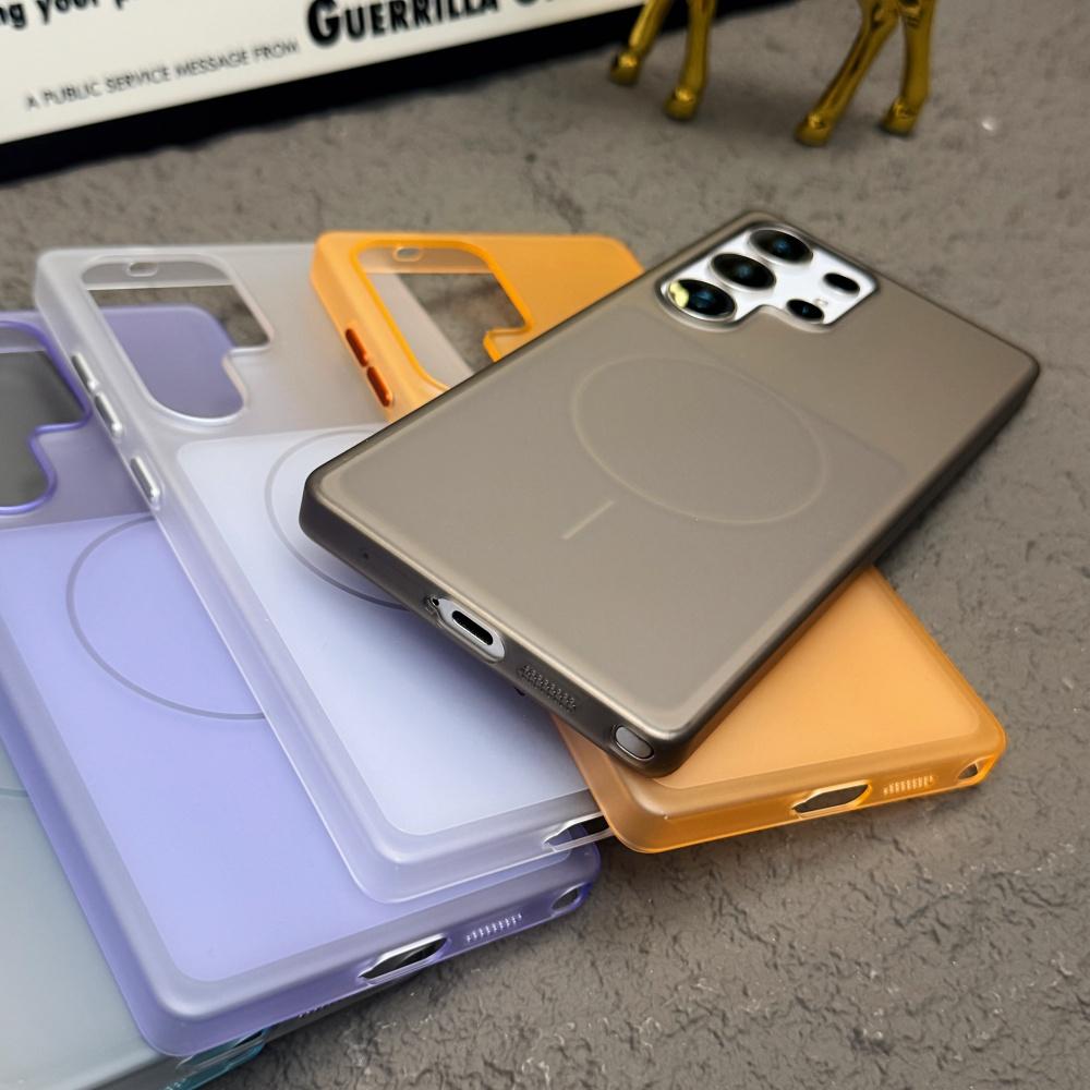 Matte Hard PC Frosted Case for Samsung Galaxy S26 S2 Ultra S24 S23 S26 Plus Magnetic Ultra Slim Thin Shockproof Cover
