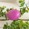 1pc 66.9 Inch Handmade Easter Garland, Indoor/Outdoor Decor with Mini Eggs and Eucalyptus Leaves for Easter Celebration
