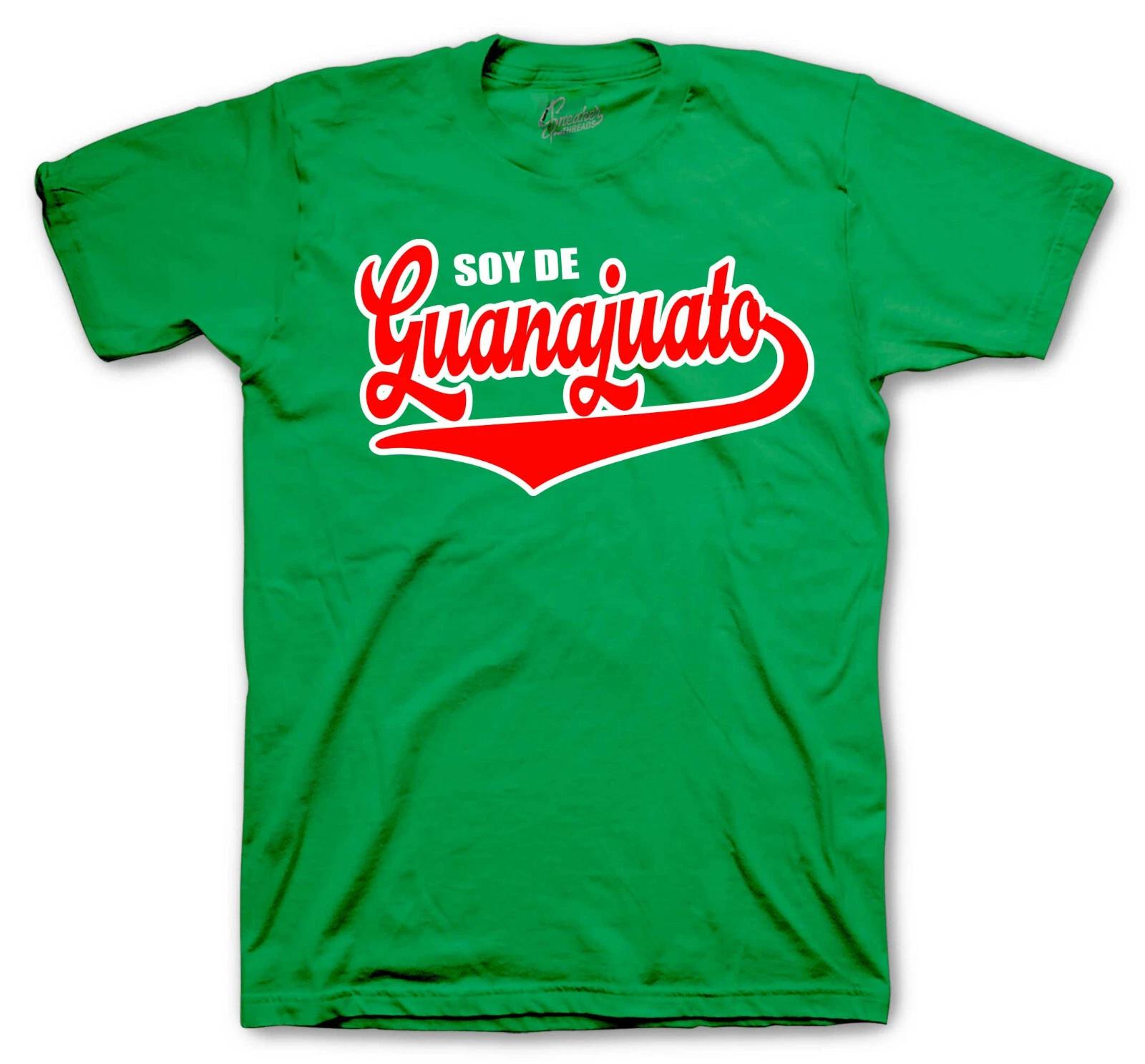 

Soy De Guanajuato Shirt | Green Mexican Orgullo Heritage Tees Camisa L