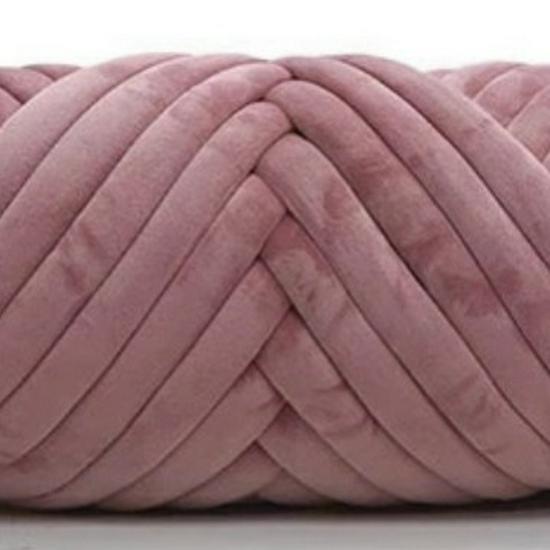New Velvet Core-Spun Yarn for DIY: 3cm Thick Handmade Blanket, Pillow, Wool Fabric, Strip Yarn, Cat Bed.