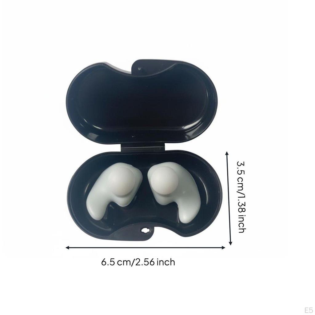Silicone Swimming Earplugs Comfortable Fit Waterproof Reusable Ear plug