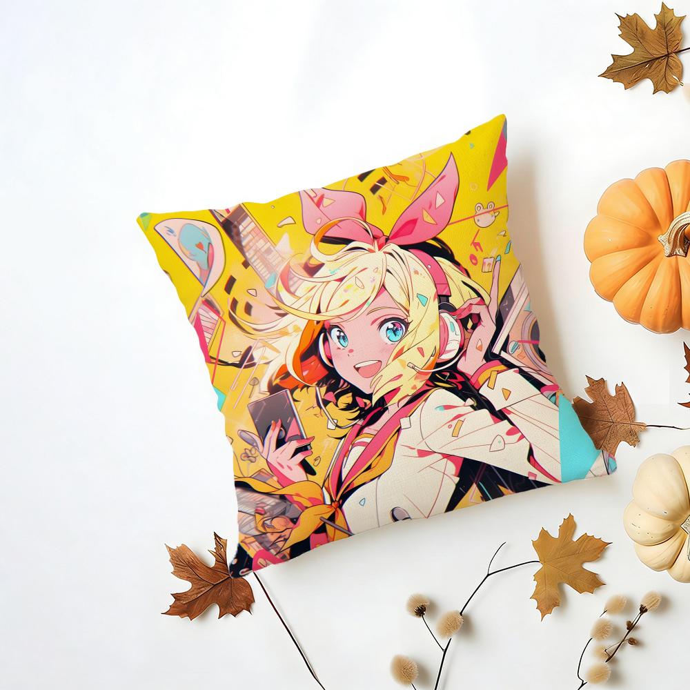 Fashion Pop Art Anime Street Graffiti Cushion Cover Washable Linen Pillowcase Soft for Daily Sofa Bed Home Room Decor