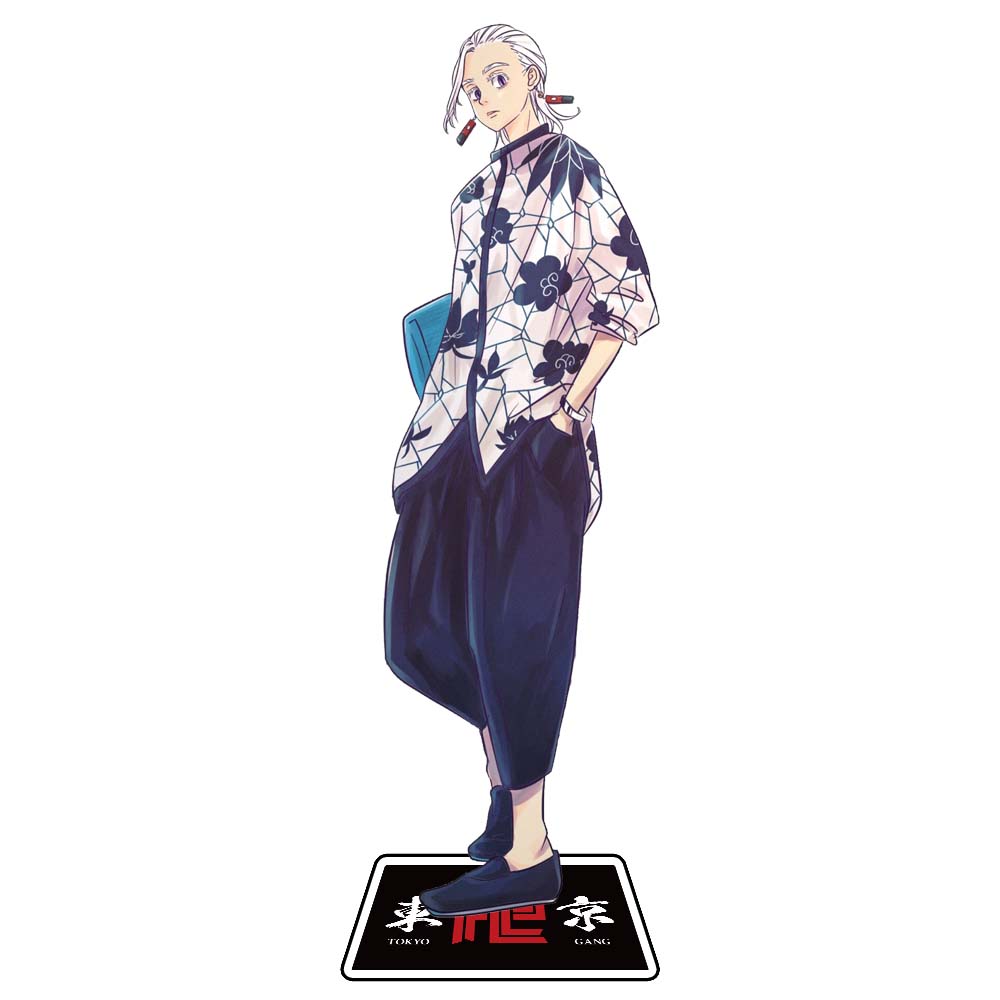 Anime Tokyo-revenge Acrylic Bracket Model Character Manjiro Sano Draken Model Desktop Ornament Standing Fan Collection Gift