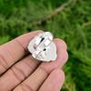 Wedding Gift For Her 925 Silver Natural Prehnite Rough Statement Adjustable Ring