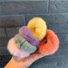 Soft Fluffy Plush Hair Scrunchies For Women Multi Colors No Tug Design For Daily Wear Party Styling