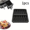 Waffle Mold Non-stick Reusable Silicone Air Fryer Liner Compatible with Ninja Versatile Accessories for Various Air Fryer Pad