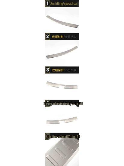 Zotye T600 Stainless Steel Rear Guard Plate for Tailgate Protection