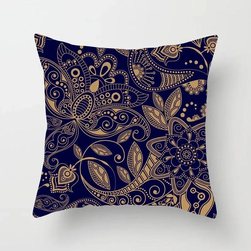 Bohemian Pillowcase Ethnic Floral Geometric Complex Texture Pillowcase Mandala Cushion Cover Sofa Living Room Home Decor