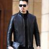 Genuine Leather Jacket for Middle-aged and Elderly Men, Men's Genuine Leather Jacket, Thickened Fur One-piece Sheepskin Large Size Jacket