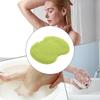 Shower Foot Scrubber Silicone Bath Massage Mat Wall Mounted Back Washing Brush with Suction Pad for Bathroom Bathtub Poolside