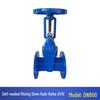 Z41X-16 DN100 Manual Rising Stem Elastic Seat Flanged Gate Valve for Tap Water