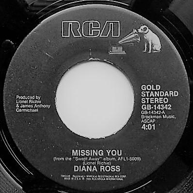 

7inch Record DIANA ROSS - Missing You GB14342 RCA 1984 US Dance & Electronica Used