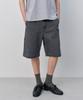 INSILENCE Duck Cotton Stand-Up Shorts Faded Grey