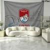 Zakho Sport Club Wall Tapestry Aesthetic Wall Hanging Printed Fabric Blanket Decorative Tapestries for Bedroom Living Room Home Decor