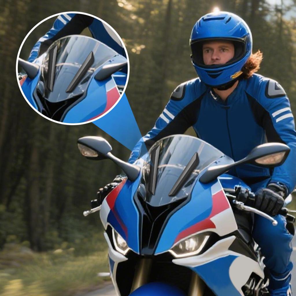 Motorcycle Windshield Deflector Motorcycle Windshield Windscreen Guide Decorative Strip Motorcycle Modification Accessories