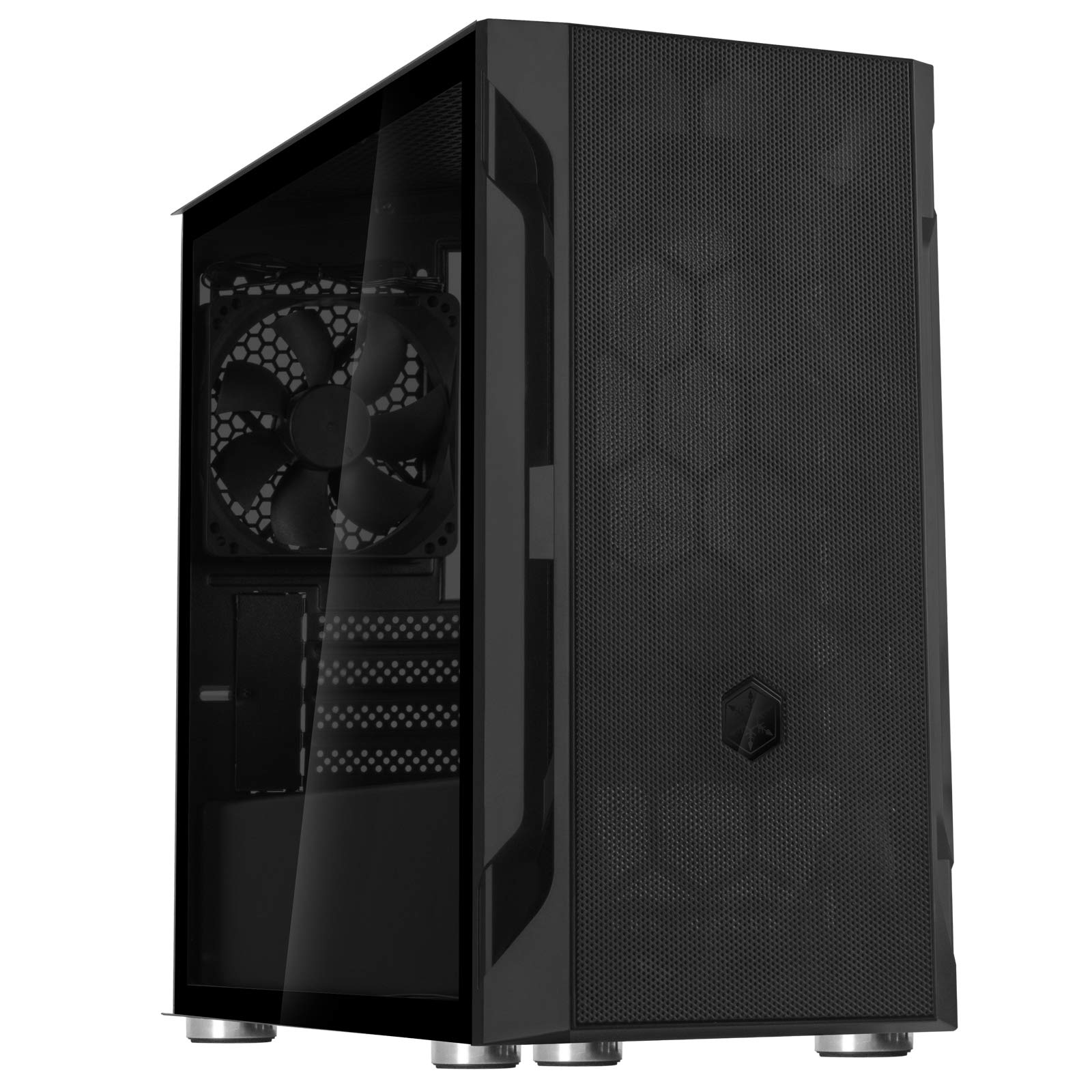 

Silver Stone FARA Series Tempered Glass Mid-Tower Micro-ATX Case SST-FAH1MB-G