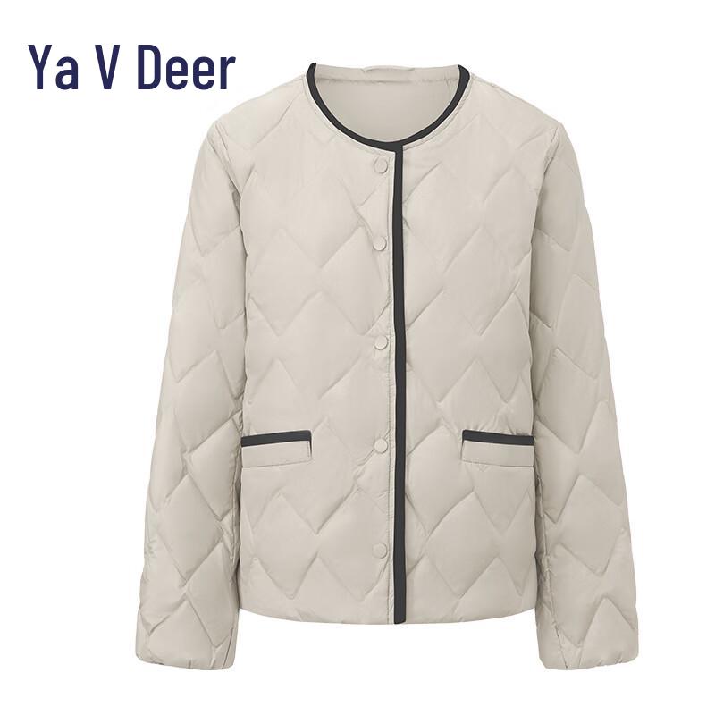 

Yalu EW Women s Round Neck Diamond Quilted Lightweight Down Jacket 170