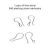 1 Paar Damen Silber Ohrhaken Mode Ohrschmuck Herstellung Zubehör Haken Zubehör Zuhause Professionell