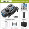 S181 GPS Drone 4K Professional HD Dual Camera 5G Wifi Photography Brushless Foldable Quadcopter RC Distance 1.2KM Drones 360° Obstacle Avoidance Toys