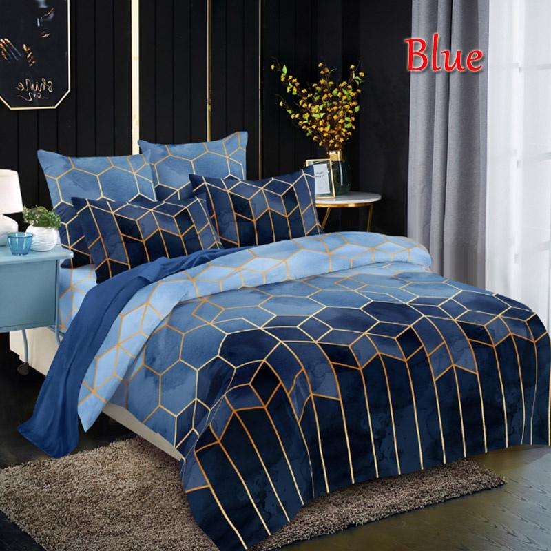 Duvet Cover Set 6 Colors Soft Microfiber Bed Set with Zipper Closure 8 Sizes Single Double Full Queen King Size