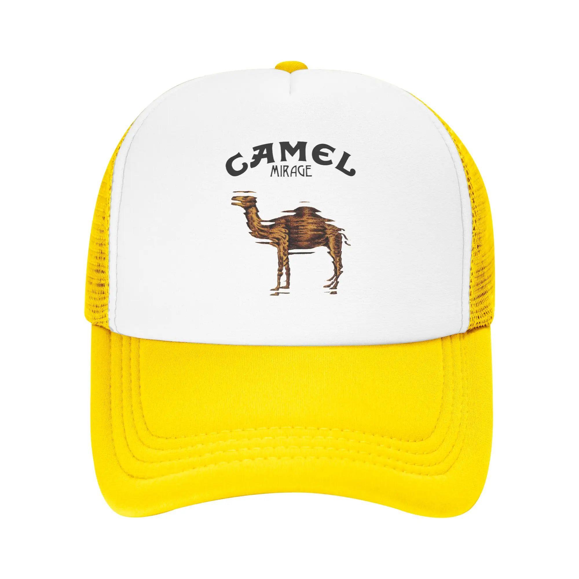 

2026 Camel Print Baseball Cap for Men Women Funny Breathable Hat Unisex Adjustable Cap Summer Casual Sun Hat Adjustable