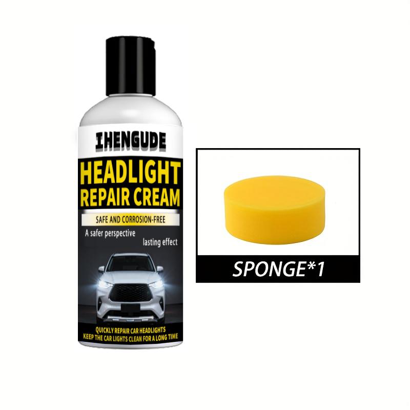 

Professional Headlight Repair Agent - Improves Yellowing, Oxidation, and Fogging - Polishing Agent for Lenses, Creating Clearer and Brighter Headl
